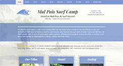 Desktop Screenshot of malpaissurfcamp.com